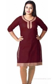 mReach Casual Solid Women's Kurti